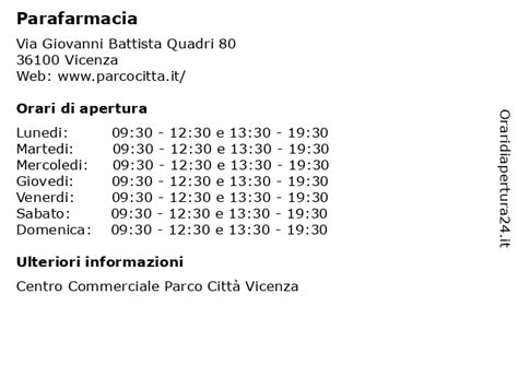 ᐅ Orari di apertura „Parafarmacia Dott. Mario Versaci“ 